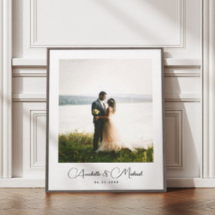 Lienzo Elegante Personalizado Boda de fotografía