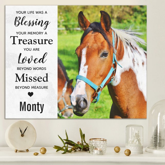 Lienzo Elegante Personalizado en memoria de recuerdo mode (Subido por el creador)