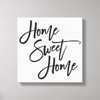 Elegante Script Hogar Sweet Home Typography Black