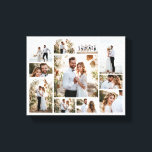 Lienzo Elegante y minimalista collage de fotos simple y l<br><div class="desc">Elegante y minimalista collage de fotos líneas simples líneas limpias familiares imprimir regalos.</div>