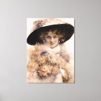 Lienzo Elegante y pintoresco retrato Lady