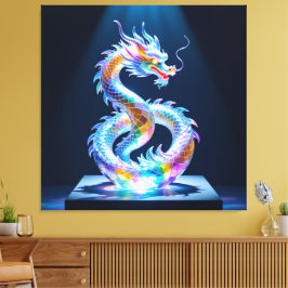 Lienzo Elegantes Glasdesign Kunst in ihrer klarsten Form