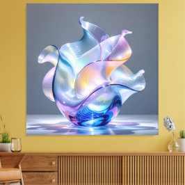 Lienzo Elegantes Glasdesign Kunst in ihrer klarsten Form