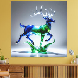 Lienzo Elegantes Glasdesign Kunst in ihrer klarsten Form