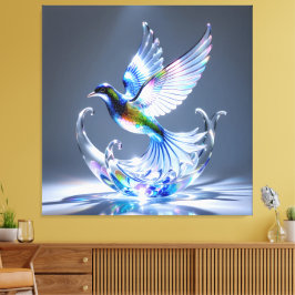 Lienzo Elegantes Glasdesign Kunst in ihrer klarsten Form