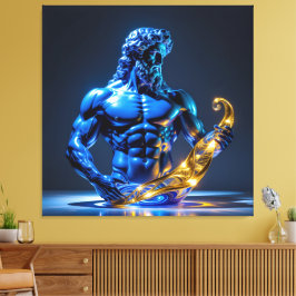 Lienzo Elegantes Glasdesign Kunst in ihrer klarsten Form