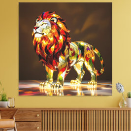 Lienzo Elegantes Glasdesign Kunst in ihrer klarsten Form