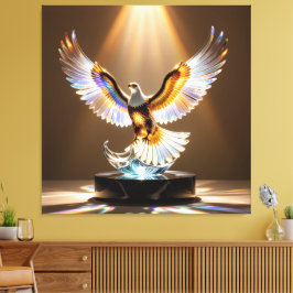 Lienzo Elegantes Glasdesign Kunst in ihrer klarsten Form