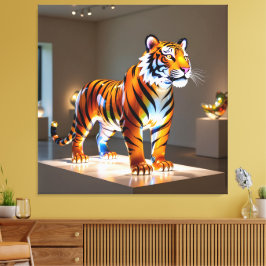 Lienzo Elegantes Glasdesign Kunst in ihrer klarsten Form