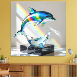 Lienzo Elegantes Glasdesign Kunst in ihrer klarsten Form