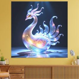 Lienzo Elegantes Glasdesign Kunst in ihrer klarsten Form