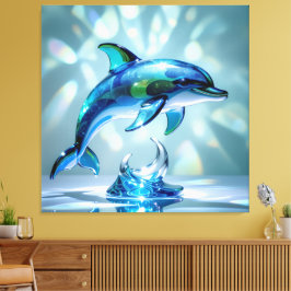 Lienzo Elegantes Glasdesign Kunst in ihrer klarsten Form