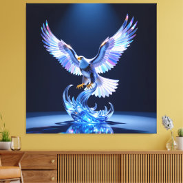 Lienzo Elegantes Glasdesign Kunst in ihrer klarsten Form