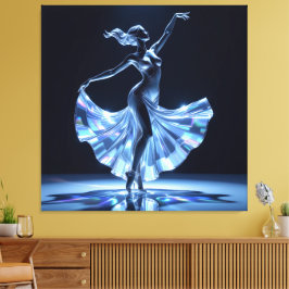 Lienzo Elegantes Glasdesign Kunst in ihrer klarsten Form