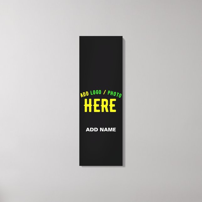 LIENZO ELEGANTES PERSONALIZABLES NEGROS MODERNOS VERIFICA (Anverso)