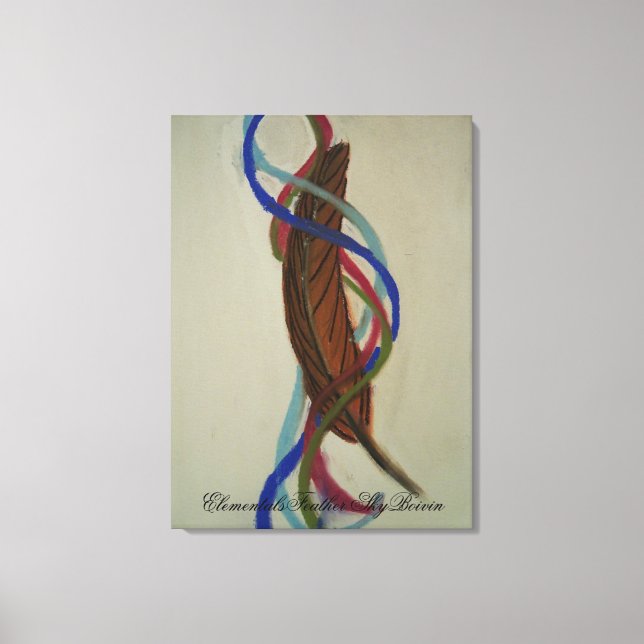 Lienzo Elementales Feather (Anverso)