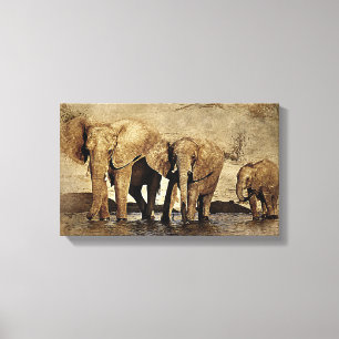 Lienzo Elephant Animal Art
