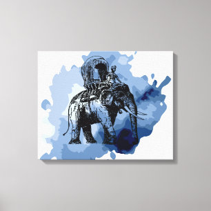 Lienzo Elephant Ride