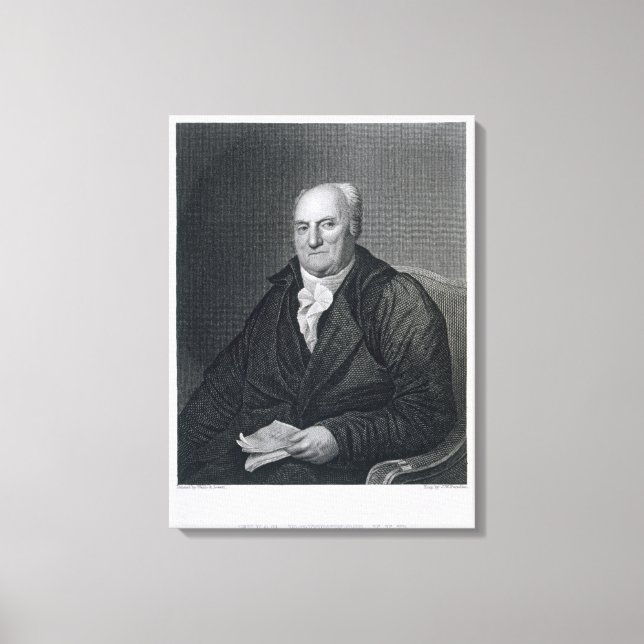 Lienzo Elias Boudinot, grabado por John Wesley Paradise ( (Anverso)