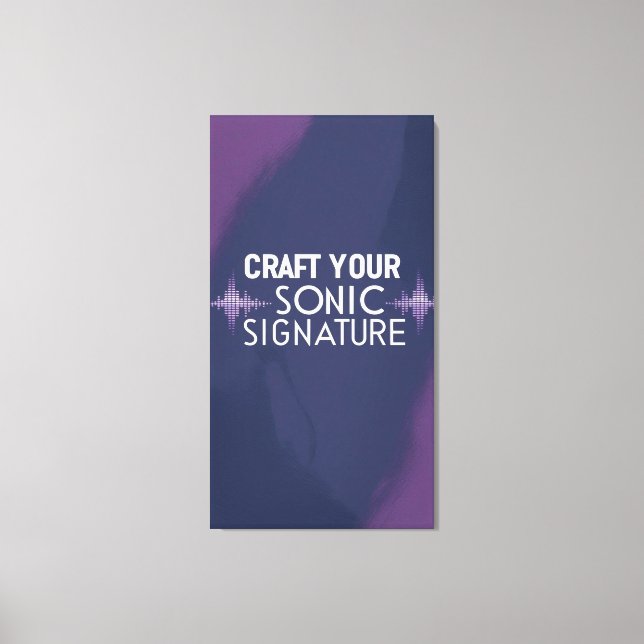 Lienzo Elija su firma Sonic opción 2 (Anverso)