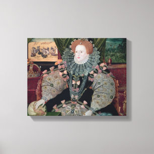 Lienzo Elizabeth I, retrato de la armada, c.1588
