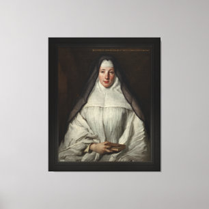 Lienzo Elizabeth Throckmorton, Canonesa Orden De Las Dama
