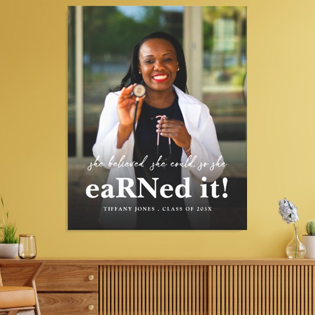 Lienzo Ella Creía Que Podía Licenciar A Una Enfermera. (Insitu (Sala de estar))