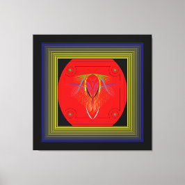 Lienzo "Ella es" un emisario de equilibrio, belleza y fue