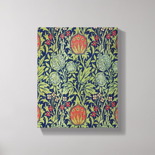 Lienzo Elmcote, 1900 por William Morris (Anverso)