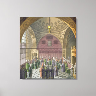 Lienzo Embajadores en la audiencia Pasillo del Vizi