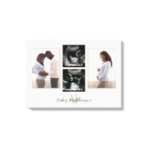 Embarazo 4 foto Collage Monograma inicial