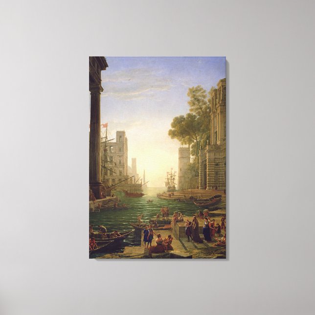 Lienzo Embarcación de San Paula Romana en Ostia, 1637-39 (Anverso)