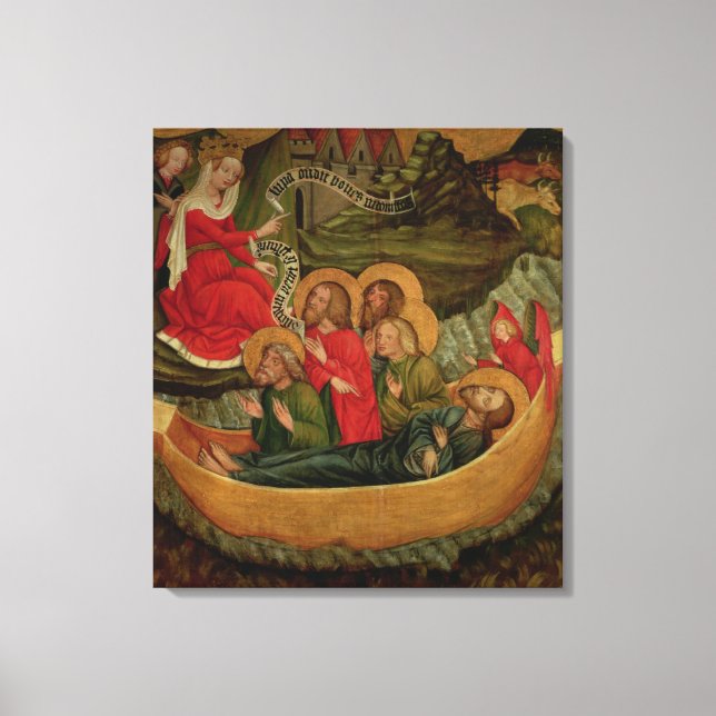 Lienzo Embarcadura del cuerpo de Santiago el (Anverso)