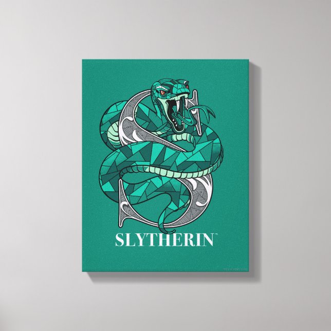 Lienzo Emblema cruzado SLYTHERIN™ (Anverso)