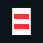 Lienzo Emblema de bandera de Austria<br><div class="desc">Austria Patriotic Home Gift Design. Recuerdos de Rótulo campestre. La Política Nacional Marca Presente. Presentación de símbolos patrios.</div>
