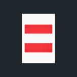 Lienzo Emblema de bandera de Austria<br><div class="desc">Austria Patriotic Home Gift Design. Recuerdos de Rótulo campestre. La Política Nacional Marca Presente. Presentación de símbolos patrios.</div>