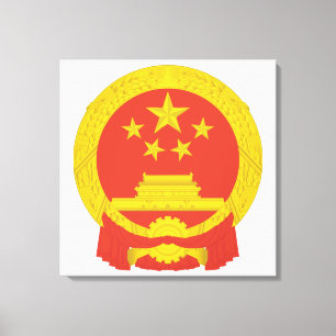 Lienzo Emblema nacional de la República Popular China