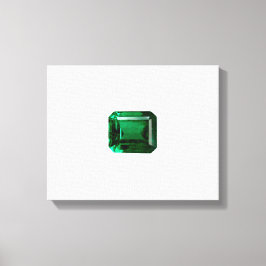 Lienzo Emerald Gemstone Green