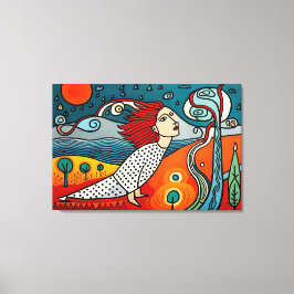 Lienzo Emergence of Humans