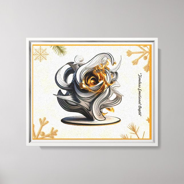 Lienzo "Emociones elegantes" (Anverso)