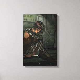 Lienzo Emotivo Futurista Cyborg Female SCIFI Fantasy Art