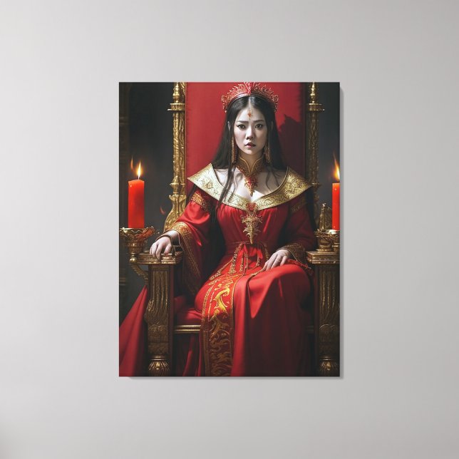 Lienzo emperatriz china (Anverso)
