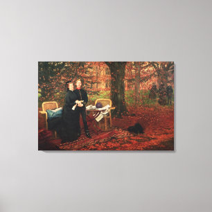 Lienzo Emperatriz Eugenie y Eugene-Louis Napo de James