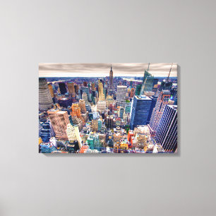 Lienzo Empire State Building y Midtown Manhattan