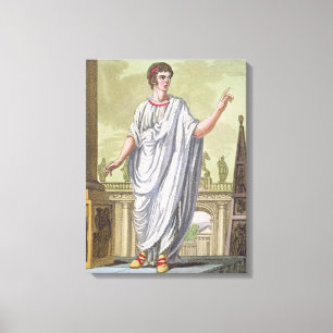 Lienzo Empleo de reivindicación del ciudadano romano, de