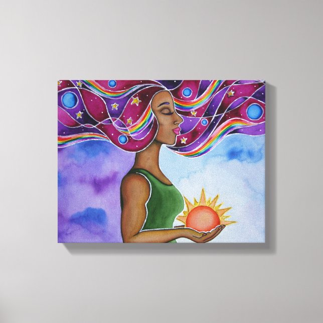 Lienzo Empoderado 2 por Rita Loyd (Anverso)