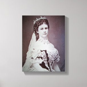 Lienzo Empress Elisabeth of Austria Hungary