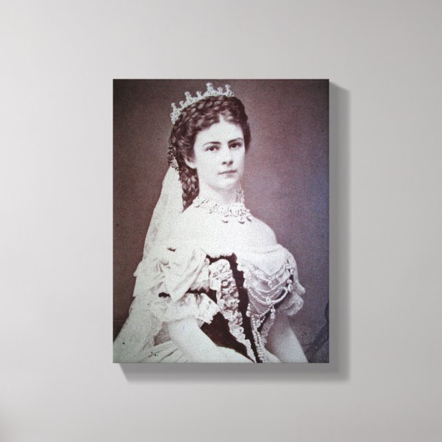 Lienzo Empress Elisabeth of Austria Hungary (Anverso)