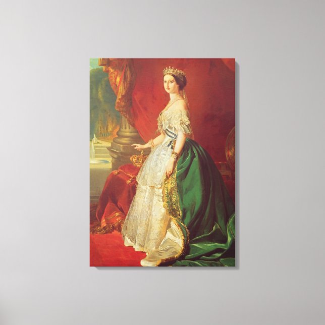 Lienzo Empress Eugenie (Anverso)