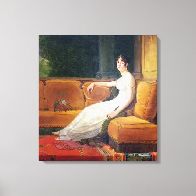 Lienzo Empress Josephine at Malmaison, c.1801 (Anverso)